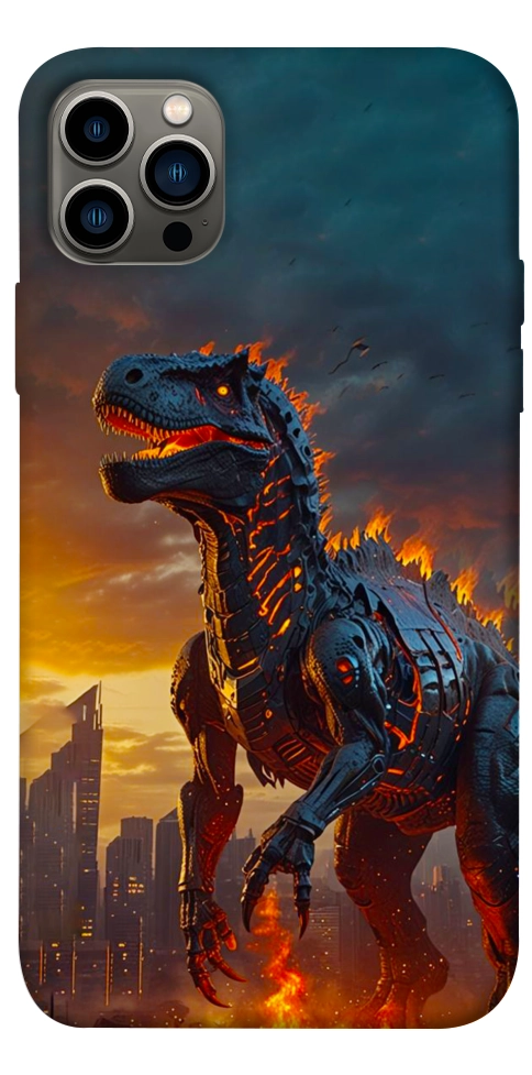 Чехол Fire dino для iPhone 12 Pro