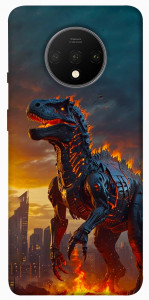 Чехол Fire dino для OnePlus 7T