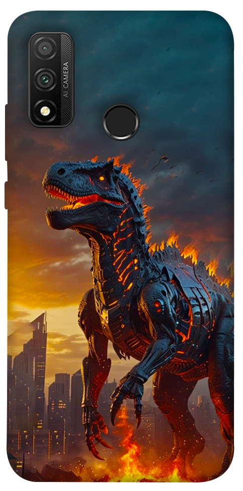Чехол Fire dino для Huawei P Smart (2020)