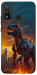 Чехол Fire dino для Huawei P Smart (2020)
