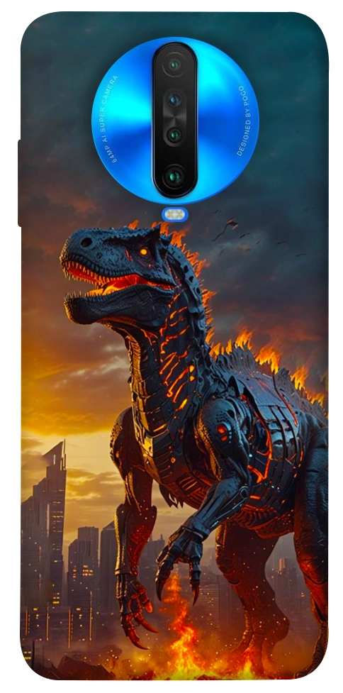 Чехол Fire dino для Xiaomi Poco X2