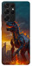 Чохол Fire dino для Galaxy S21 Ultra