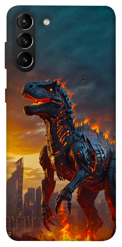 Чехол Fire dino для Galaxy S21+
