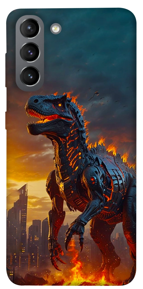 Чохол Fire dino для Galaxy S21
