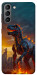 Чохол Fire dino для Galaxy S21