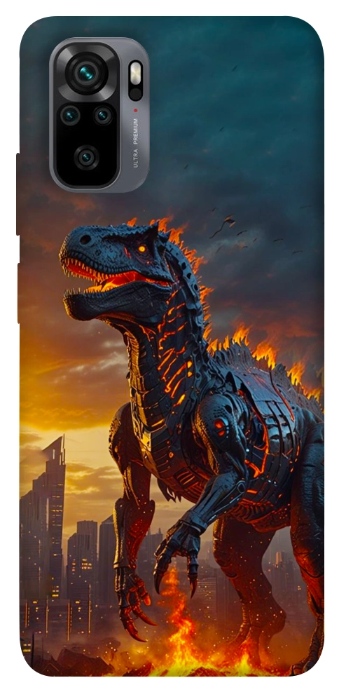 Чохол Fire dino для Xiaomi Redmi Note 10