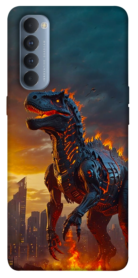 Чохол Fire dino для Oppo Reno 4 Pro