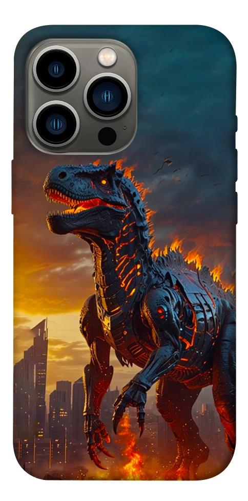Чехол Fire dino для iPhone 13 Pro