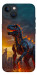 Чехол Fire dino для iPhone 13