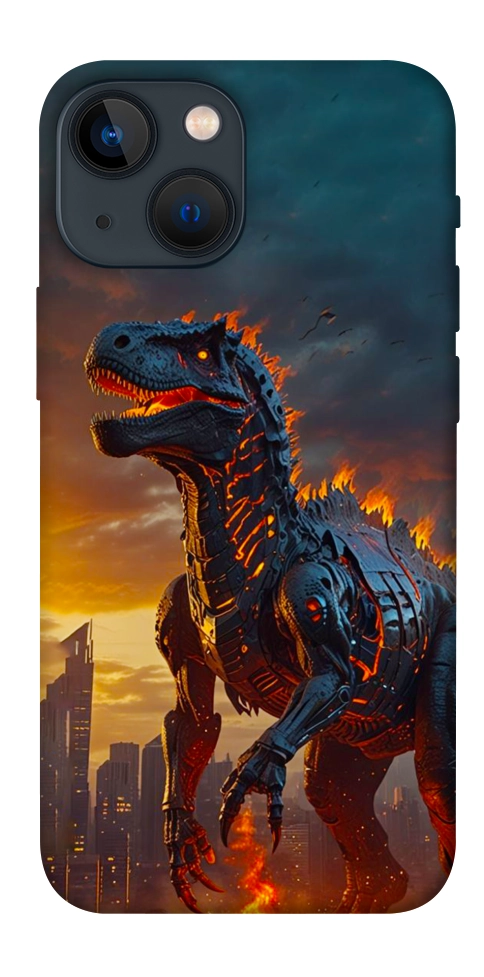 Чехол Fire dino для iPhone 13 mini
