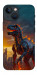 Чехол Fire dino для iPhone 13 mini
