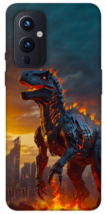 Чохол Fire dino для OnePlus 9