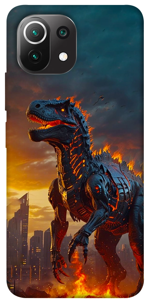 Чехол Fire dino для Xiaomi Mi 11 Lite