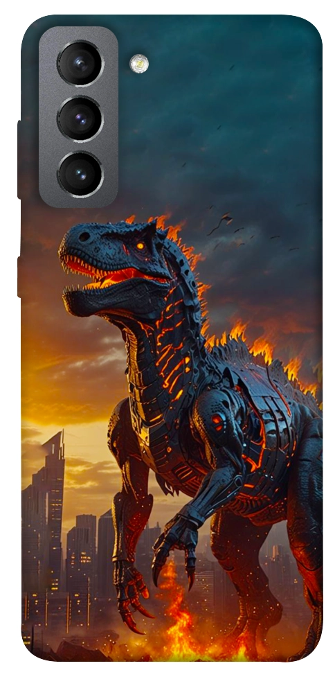 Чохол Fire dino для Galaxy S21 FE
