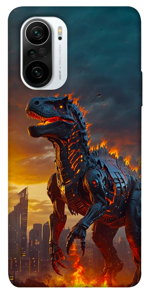 Чехол Fire dino для Xiaomi Poco F3
