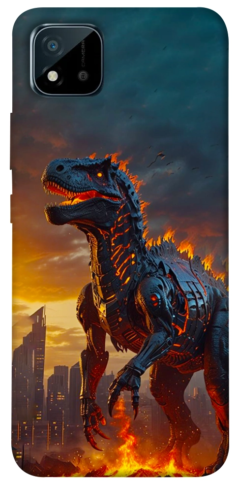 Чохол Fire dino для Realme C11 (2021)