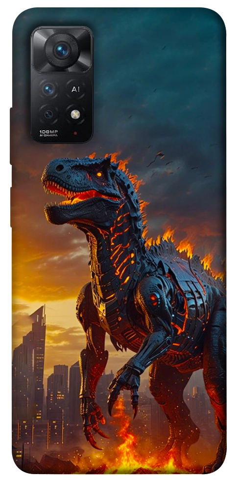 Чехол Fire dino для Xiaomi Redmi Note 11 Pro 5G