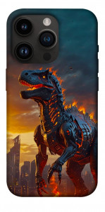 Чохол Fire dino для iPhone 14 Pro