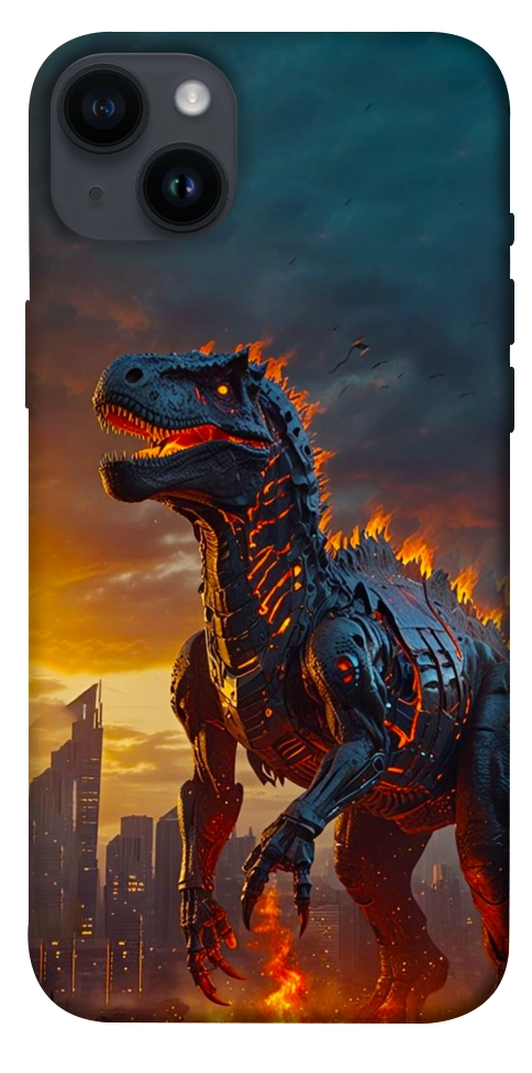 Чохол Fire dino для iPhone 14 Plus