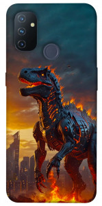 Чехол Fire dino для OnePlus Nord N100