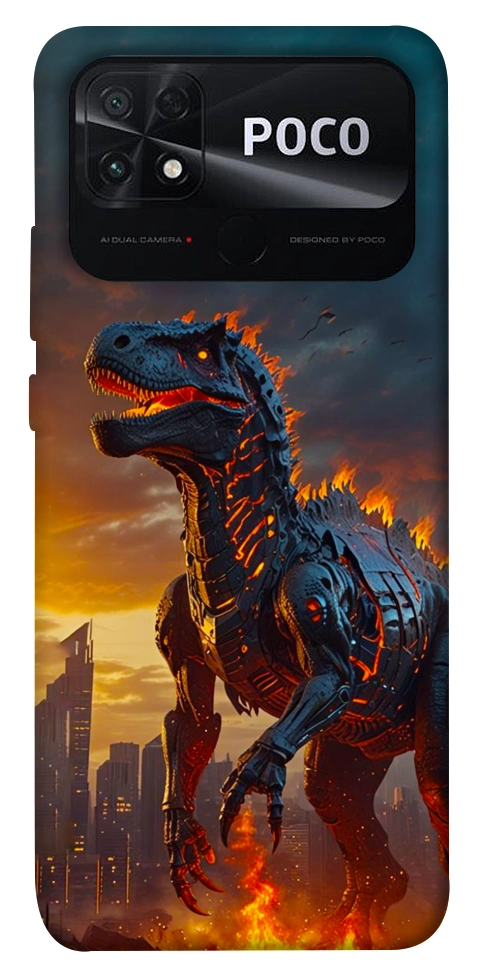 Чехол Fire dino для Xiaomi Poco C40
