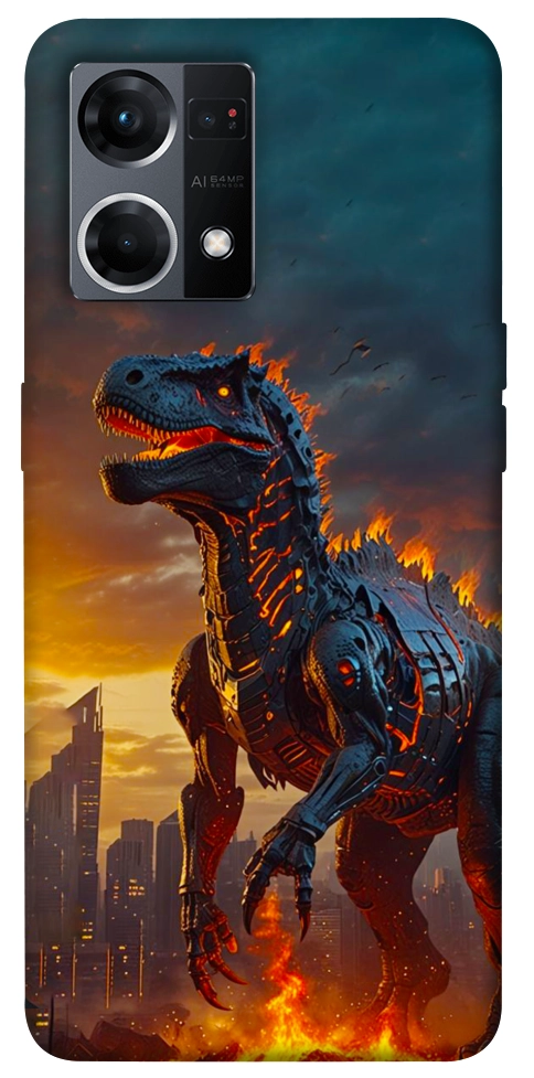 Чохол Fire dino для Oppo Reno 7 4G