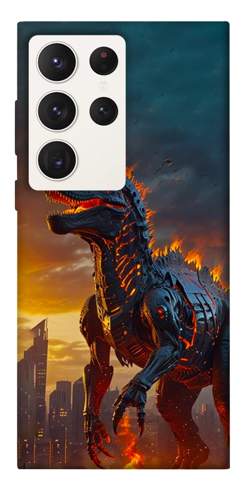 Чохол Fire dino для Galaxy S23 Ultra