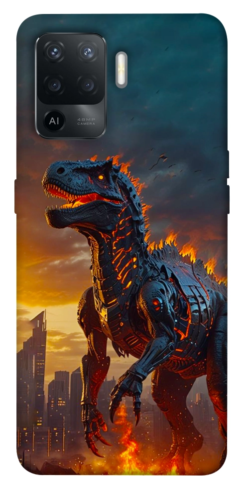 Чохол Fire dino для Oppo Reno 5 Lite