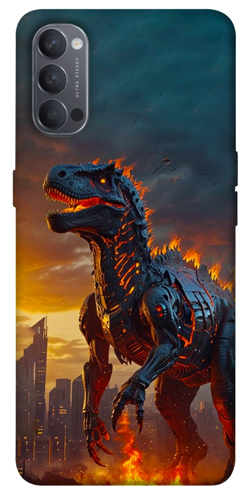 Чохол Fire dino для Oppo Reno 4