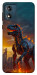 Чехол Fire dino для Motorola Moto E13