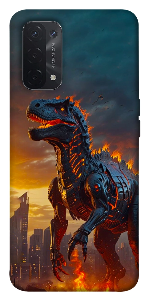 Чехол Fire dino для Oppo A74 5G