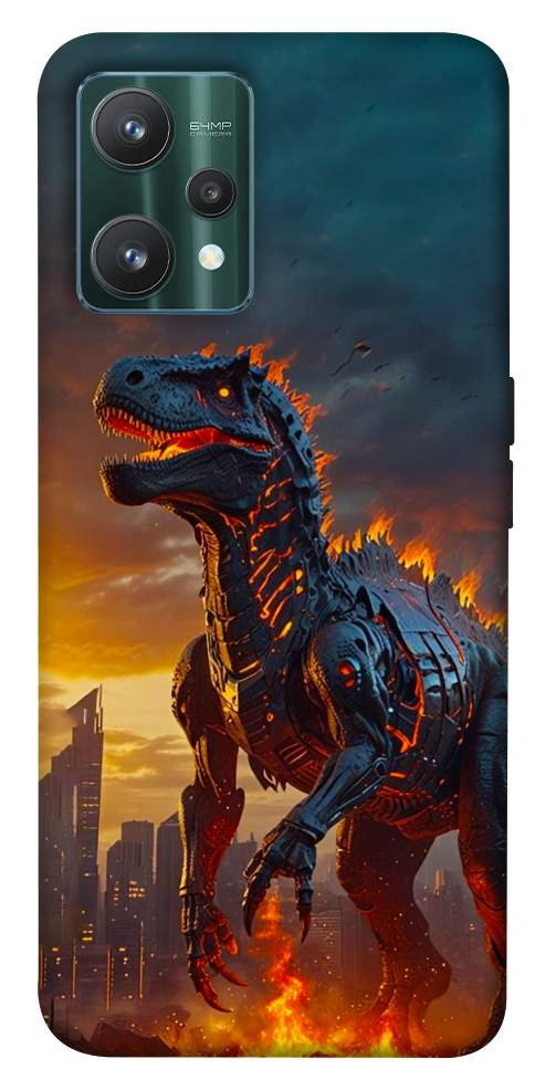 Чехол Fire dino для Realme 9 Pro