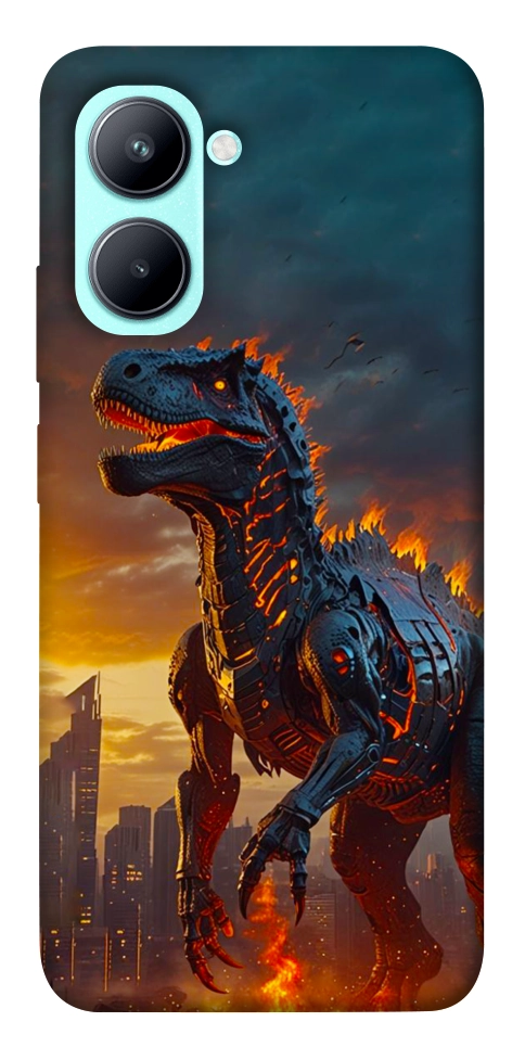 Чохол Fire dino для Realme C33
