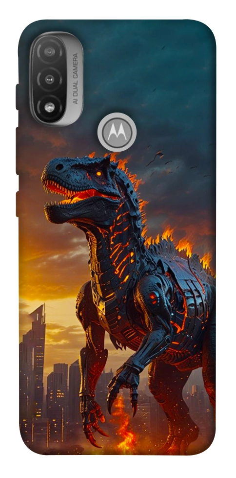 Чехол Fire dino для Motorola Moto E20