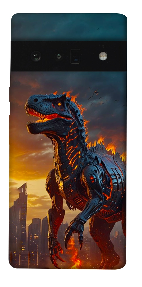 Чехол Fire dino для Google Pixel 6 Pro
