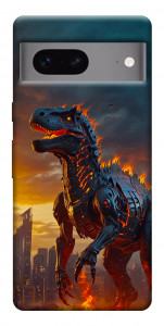 Чохол Fire dino для Google Pixel 7