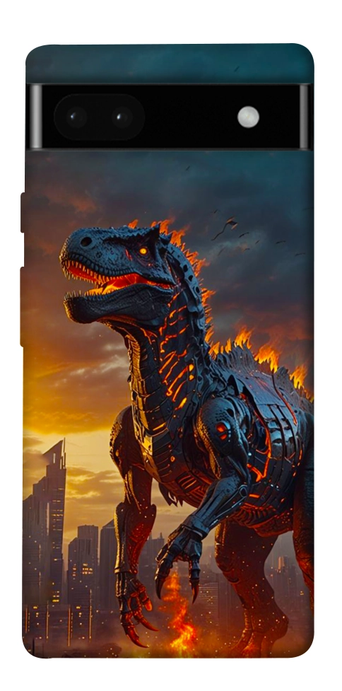 Чехол Fire dino для Google Pixel 6A