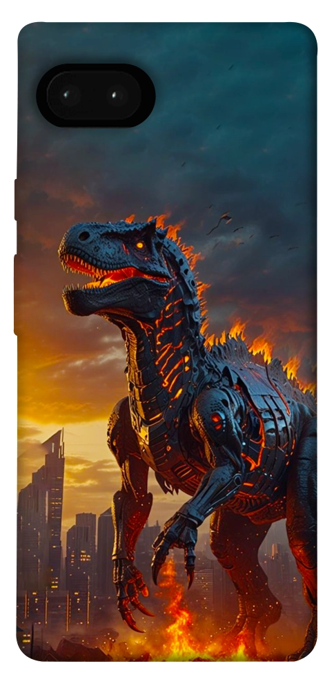 Чехол Fire dino для Google Pixel 7A
