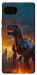 Чехол Fire dino для Google Pixel 7A
