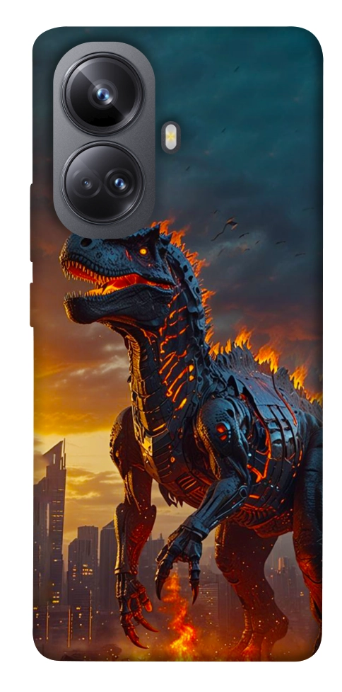 Чохол Fire dino для Realme 10 Pro+