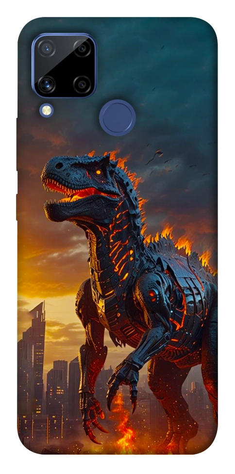 Чехол Fire dino для Realme C15