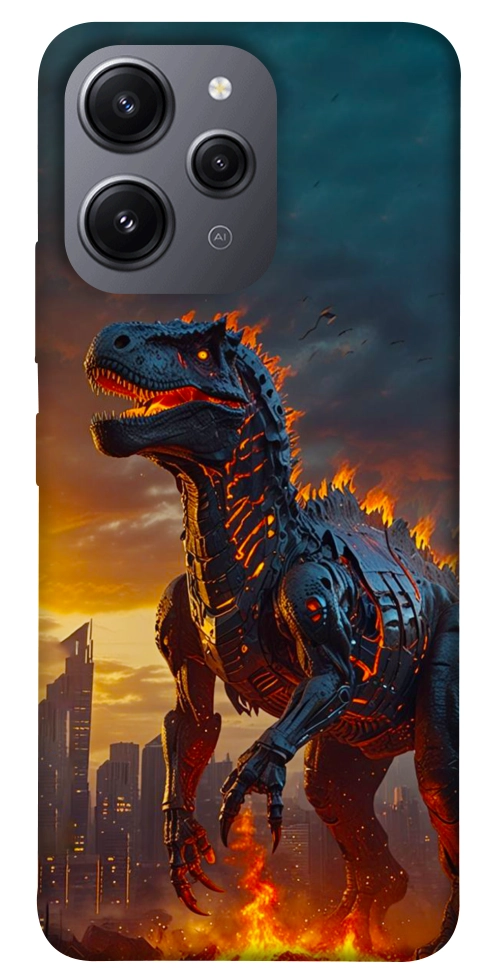 Чехол Fire dino для Xiaomi Redmi 12