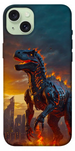 Чохол Fire dino для iPhone 15 Plus