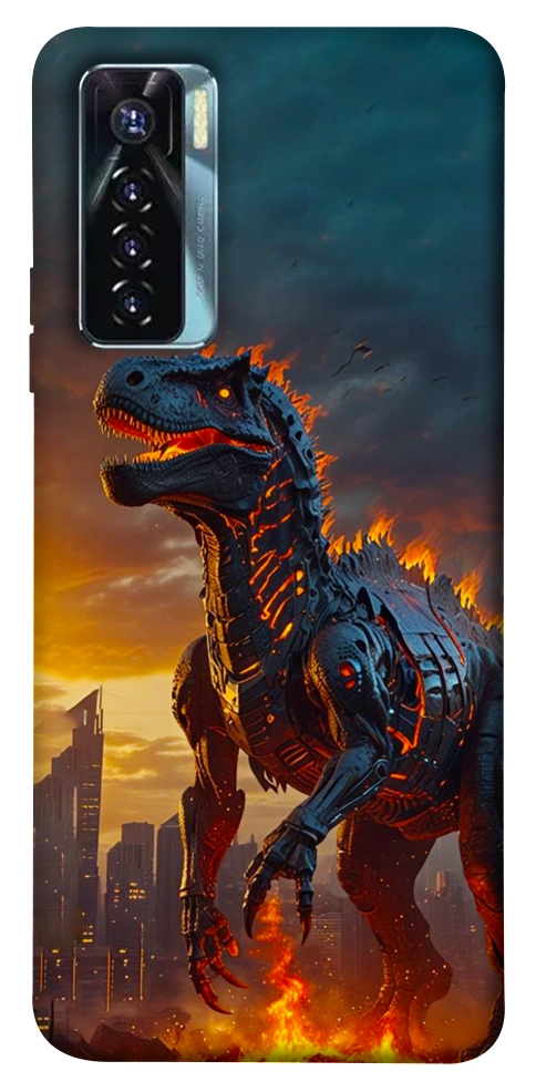 Чехол Fire dino для TECNO Camon 17 Pro