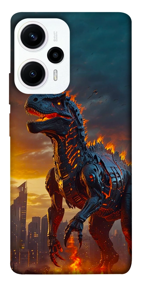 Чехол Fire dino для Xiaomi Poco F5