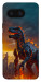 Чехол Fire dino для Google Pixel 8