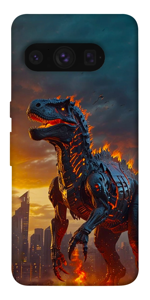 Чехол Fire dino для Google Pixel 8 Pro