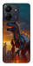 Чехол Fire dino для Xiaomi Poco C65