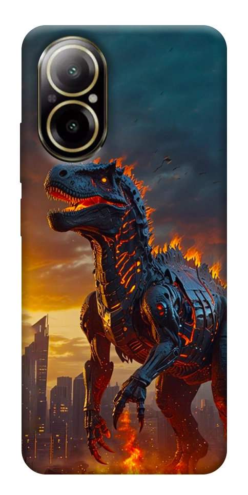 Чехол Fire dino для Realme C67 4G