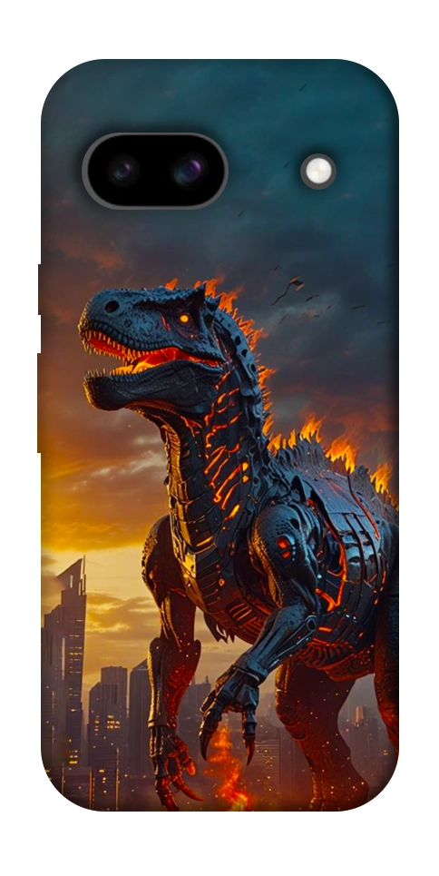 Чехол Fire dino для Google Pixel 8a
